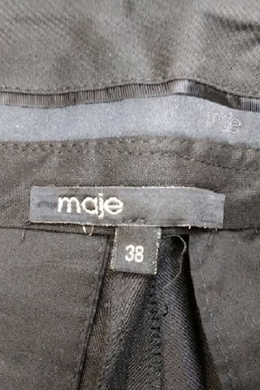Pantalon droit Maje  Noir