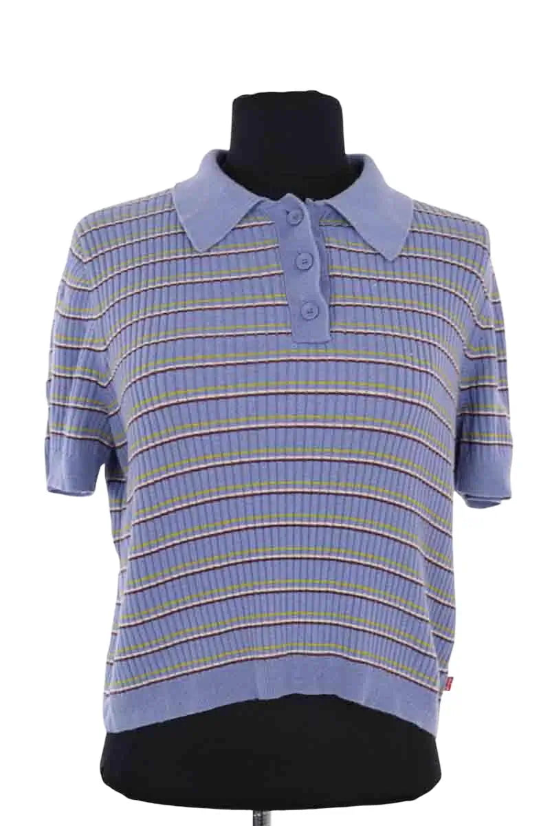 Top Levi's Bleu en Coton, taille M - Seconde Main