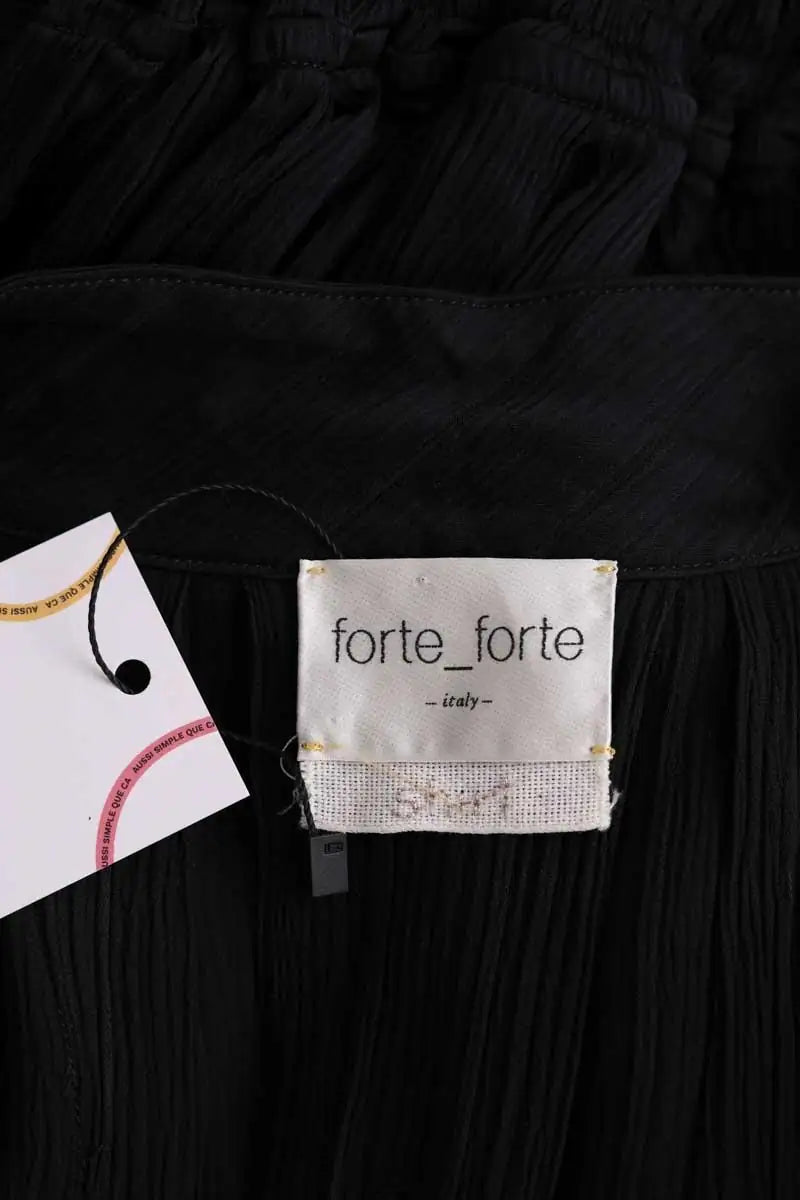 Blouse Forte_Forte Noir en Viscose