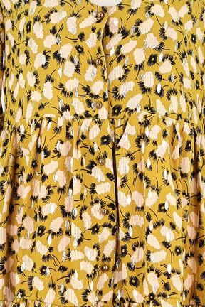 Robe Saaj  Jaune