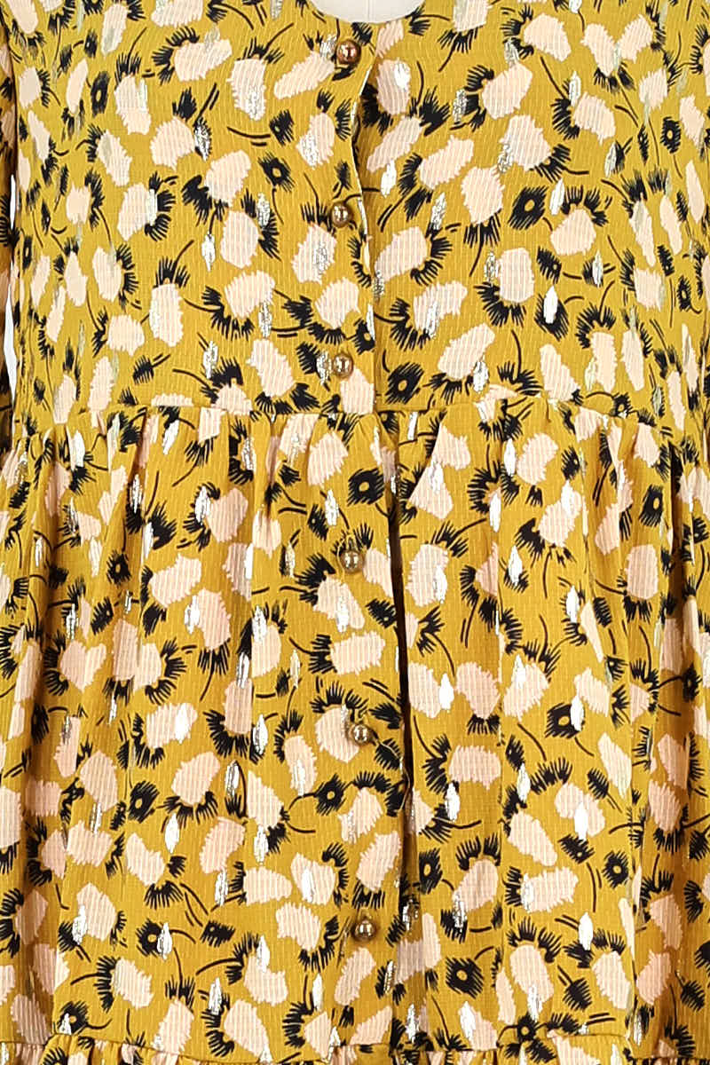 Robe Saaj  Jaune