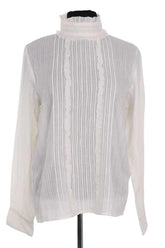 Blouse Vanessa Bruno Ecru en Coton, taille M - Seconde Main