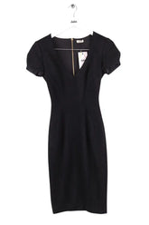 Robe L'agence Noir en Synthétique, taille XS - Seconde Main