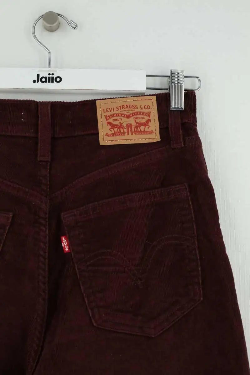 Jean droit Levi's Bordeaux en Coton