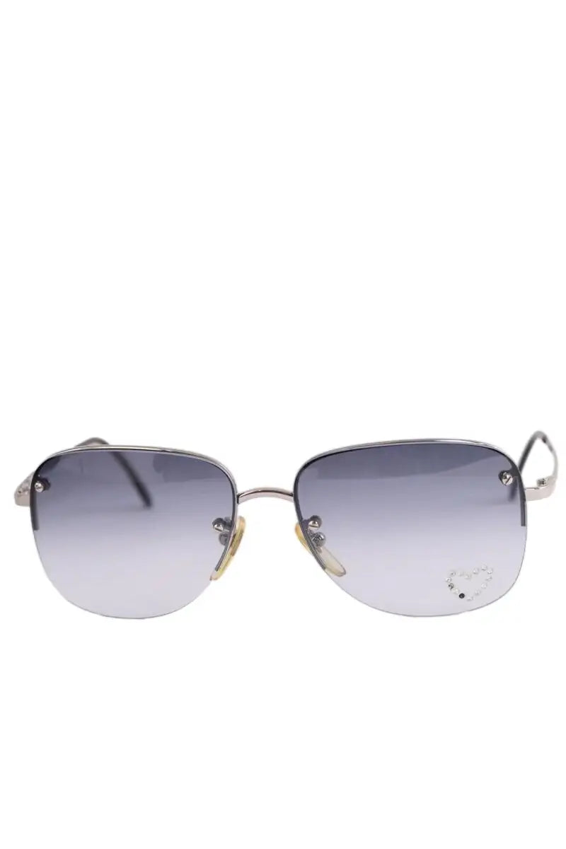 Lunettes de soleil Chloé Bleu en Métal - Seconde Main