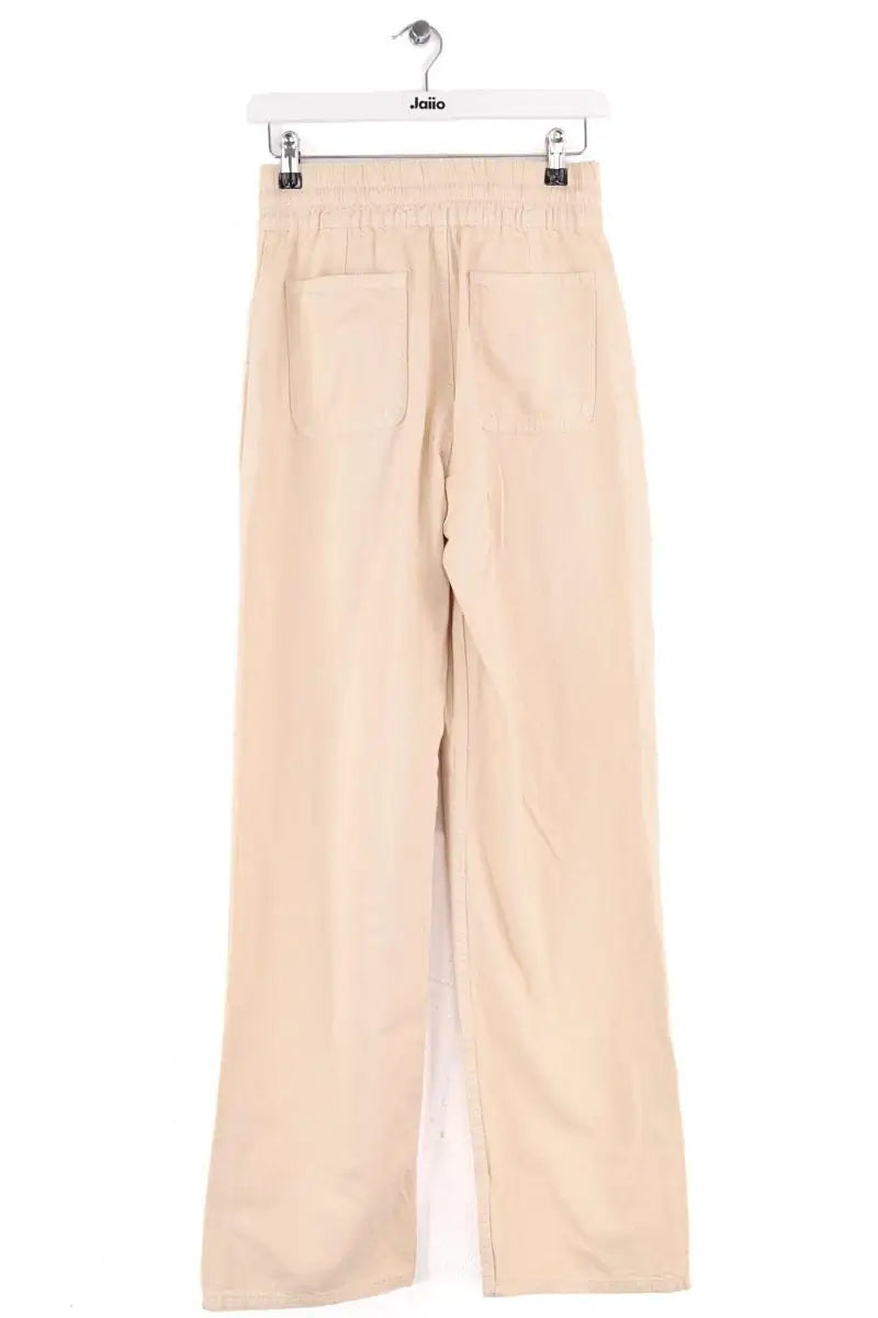 Pantalon droit Ba&Sh Ecru en Coton