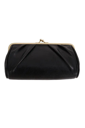 Pochette Emmanuelle Khanh Noir en Cuir
