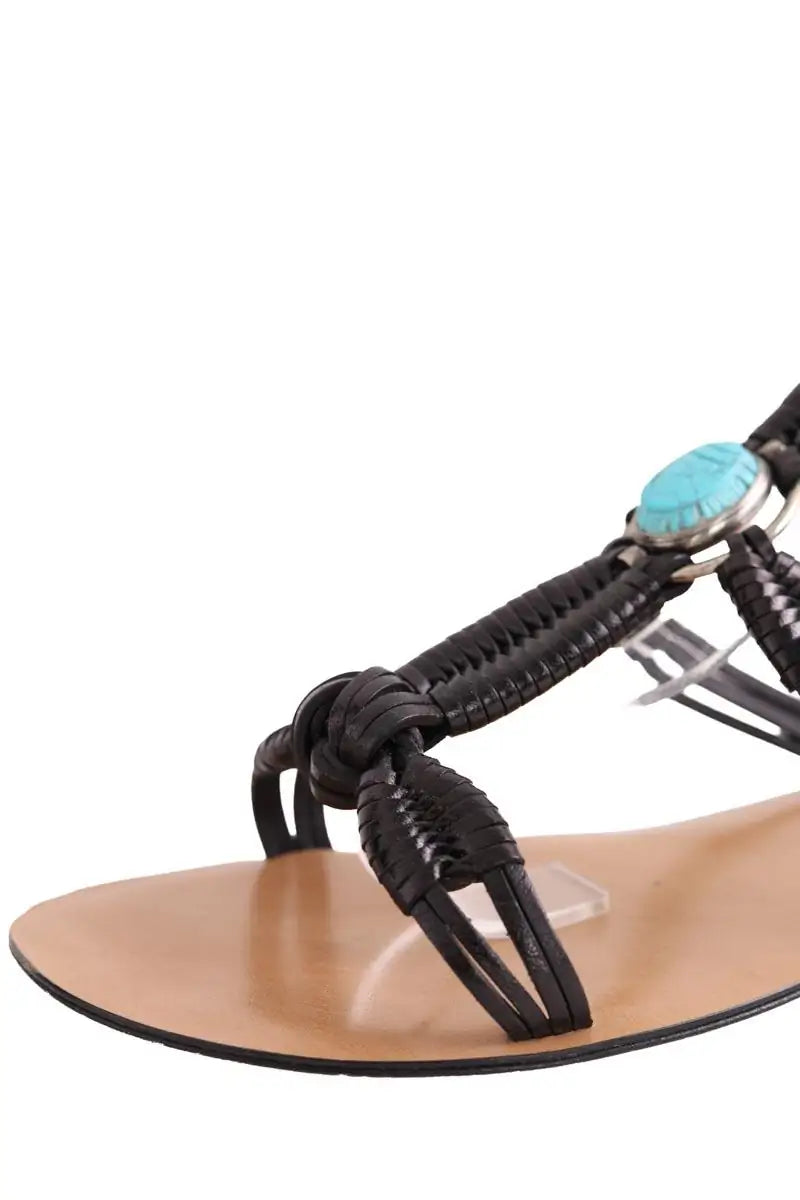 Sandales Valentino Noir en Cuir