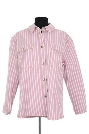Chemise Ba&Sh Rose en Coton, taille S - Seconde Main