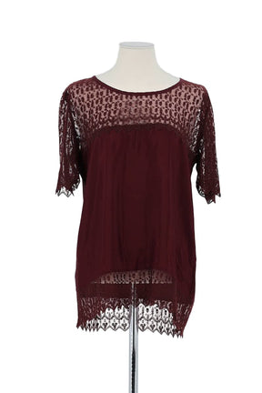 T-shirt The Kooples  Bordeaux
