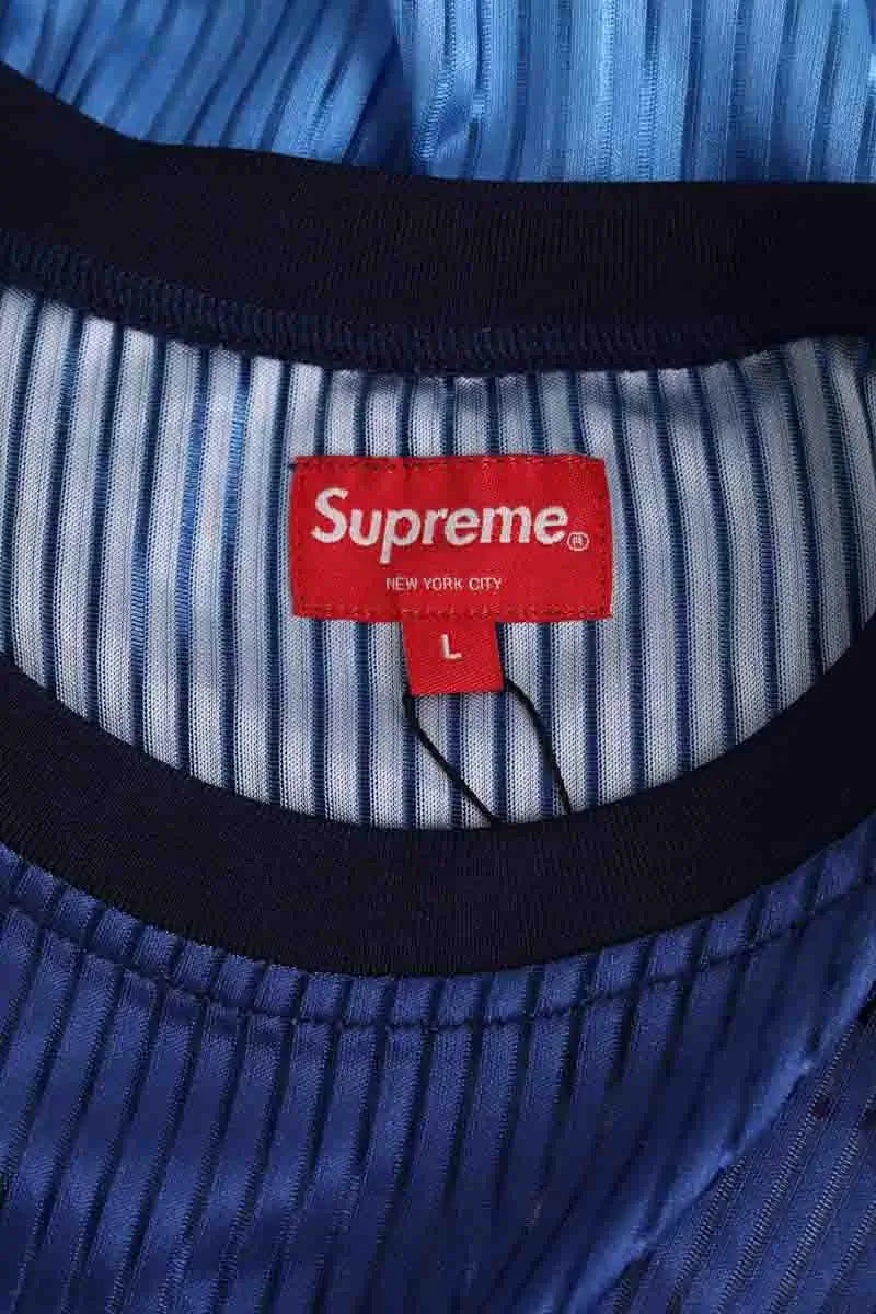 T-shirt Supreme Bleu en Synthétique