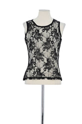 Top sans manche Moschino  Noir
