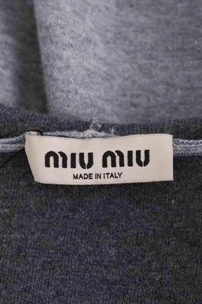 Gilet Miu Miu Gris en Laine