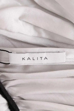 Blouse kalita Gris en Soie