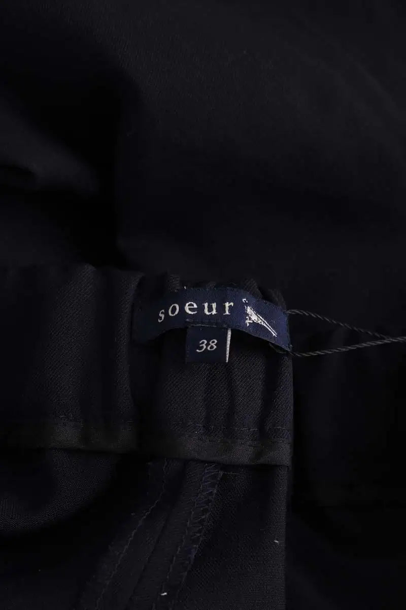 Pantalon Soeur Marine en Synthétique