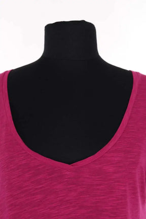 Top American Vintage Rose en Coton