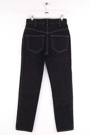 Jean droit Isabel Marant Noir en Coton