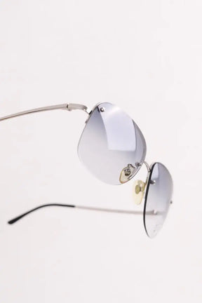 Lunettes de soleil Chloé Bleu en Métal