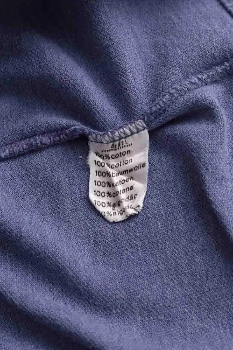 Polo Lacoste Bleu en Coton