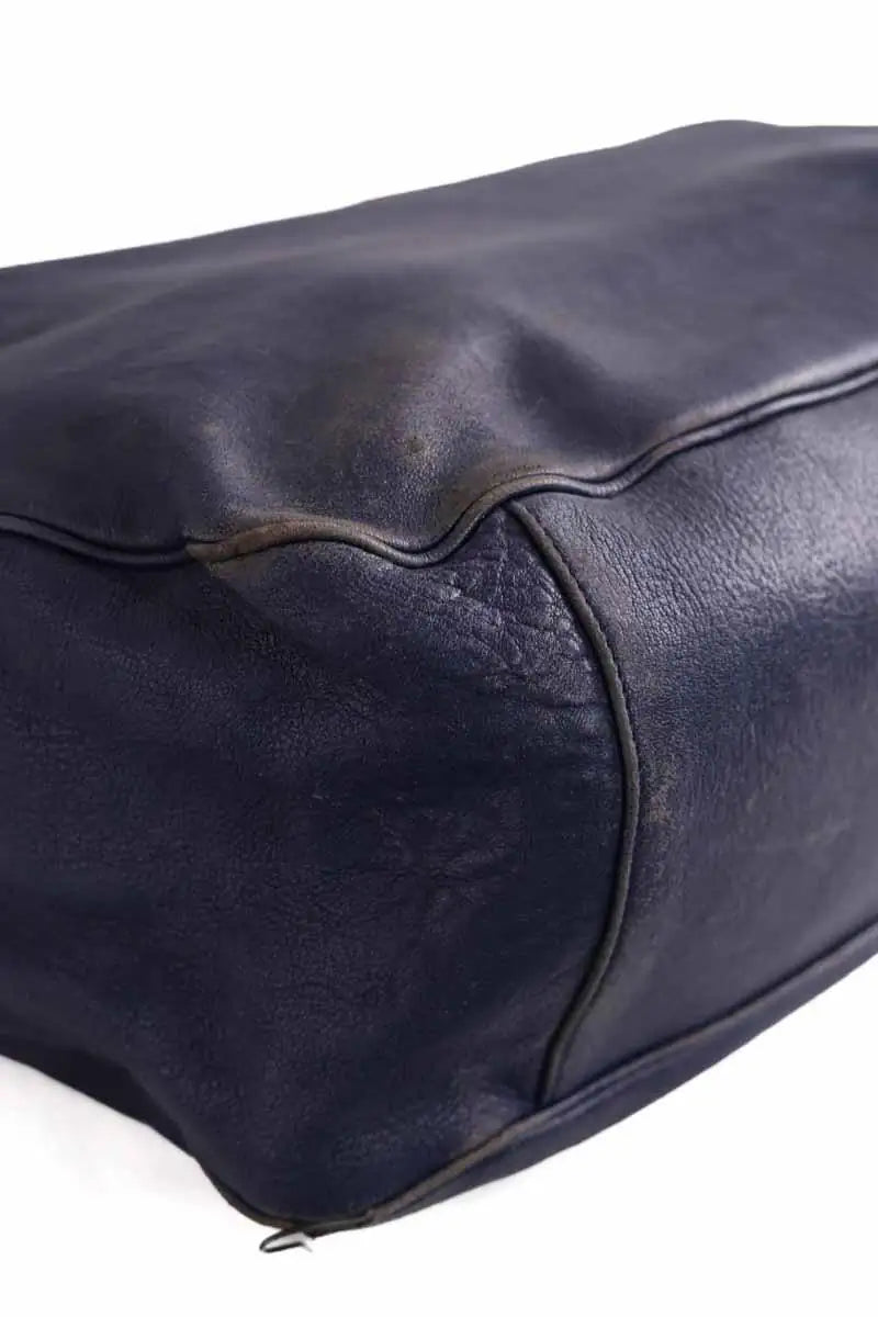 Sac à main Yves Saint Laurent Bleu en Cuir