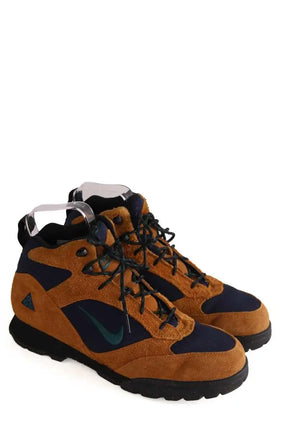 Baskets hautes Nike Camel en Daim