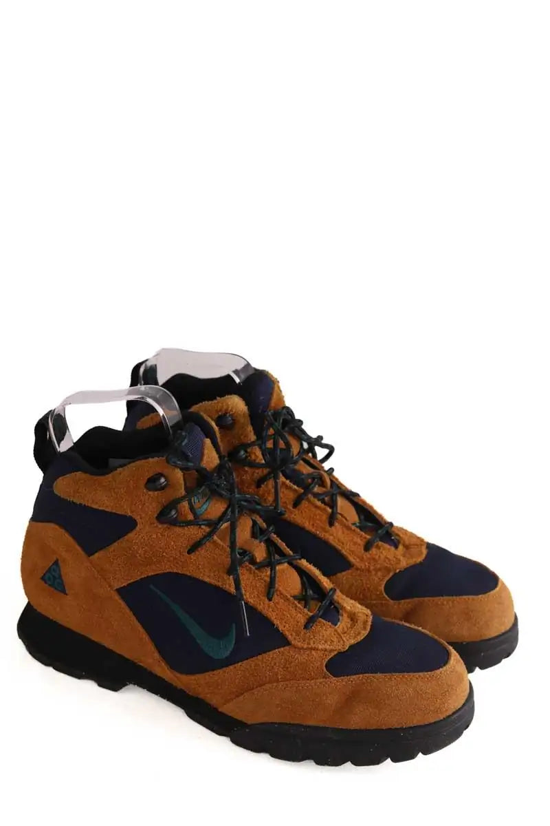 Baskets hautes Nike Camel en Daim