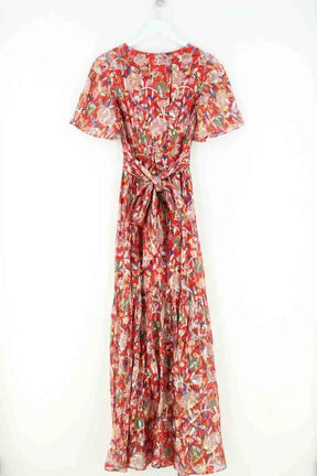Robe Ba&Sh Rouge en Soie