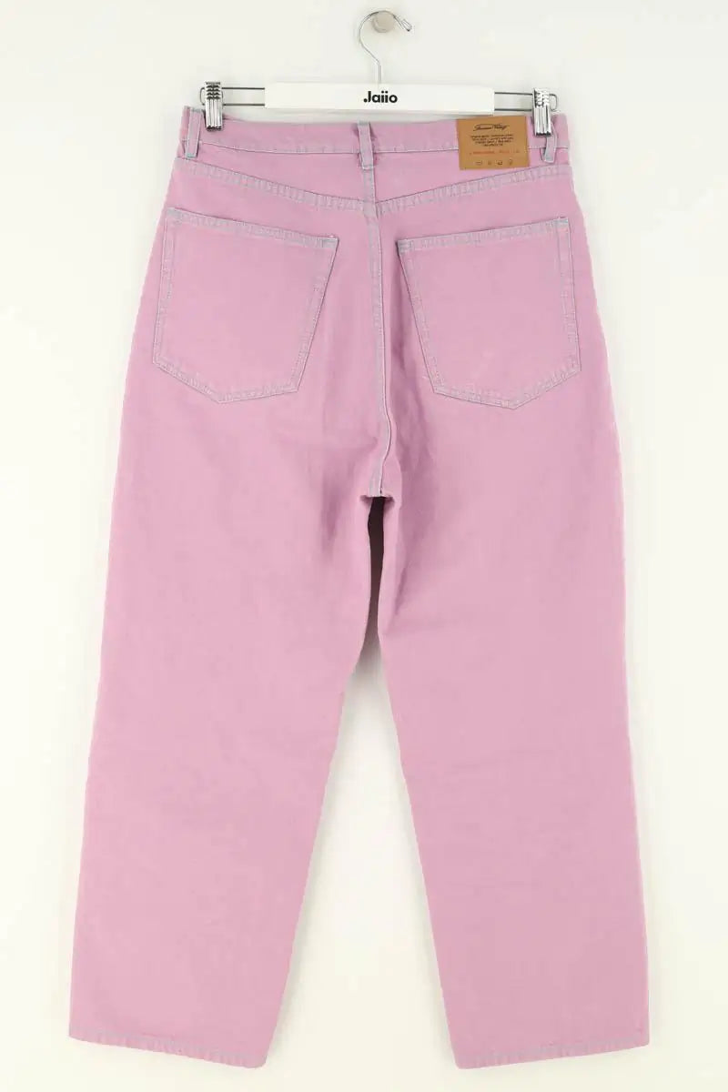 Jean large American Vintage Violet en Coton