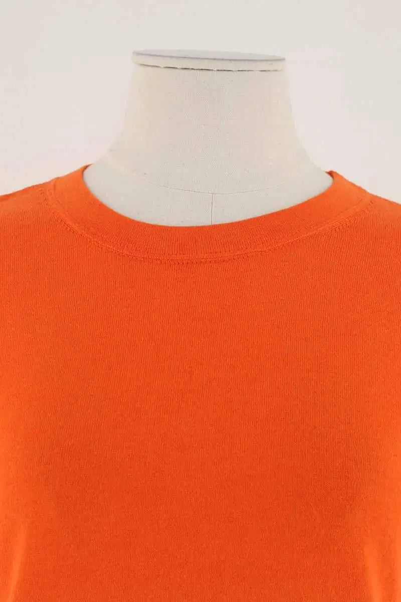 T-shirt Eric Bompard Orange en Coton