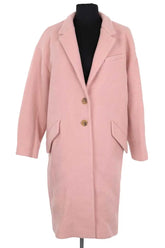 Manteau Ba&Sh Rose en Laine, taille XS - Seconde Main