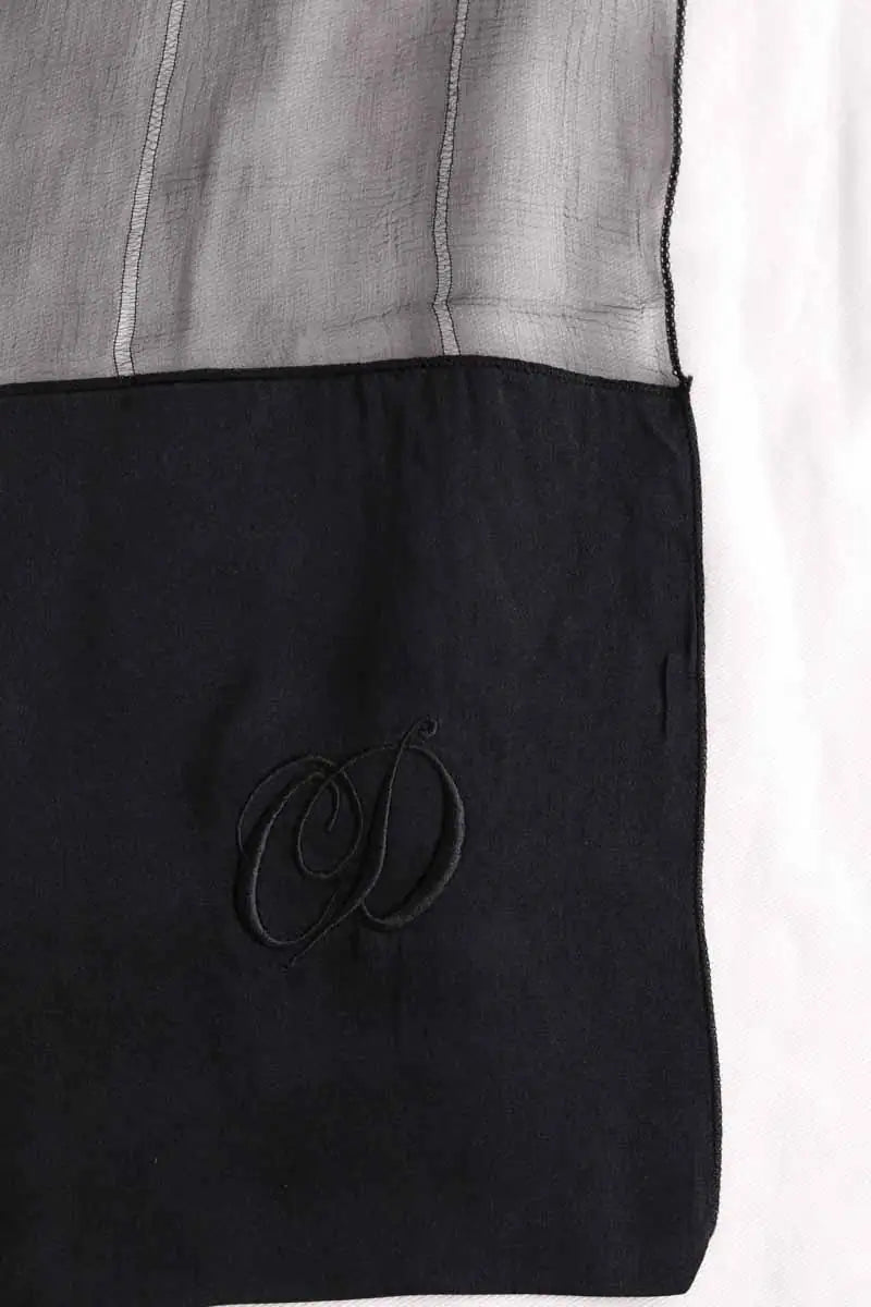 Foulard Dior Noir en Soie