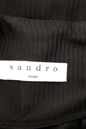 Pantalon droit Sandro  Noir