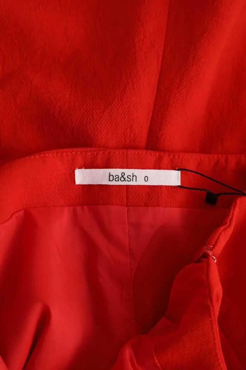 Mini short Ba&Sh Rouge en Synthétique