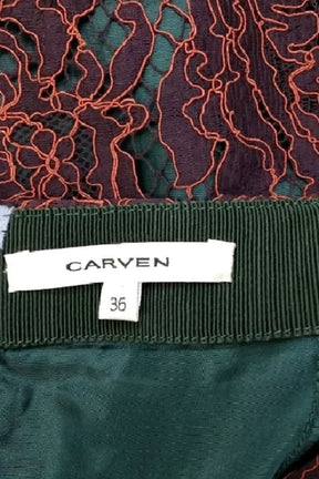 Mini jupe Carven  Bordeaux