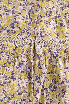 Jupe Maje Jaune en Coton