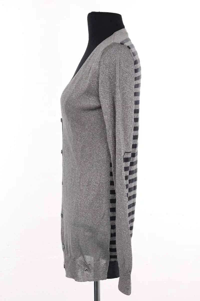 Gilet Patrizia Pepe Gris en Viscose