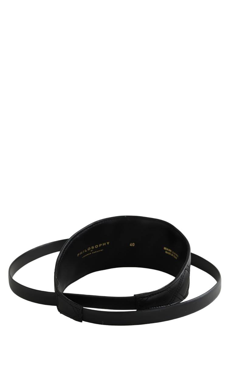 Ceinture Philosophy Di Lorenzo Serafini  Noir