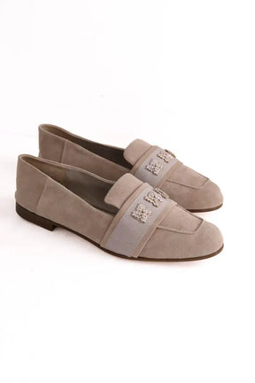 Mocassins Max Mara Claire Beige en Daim