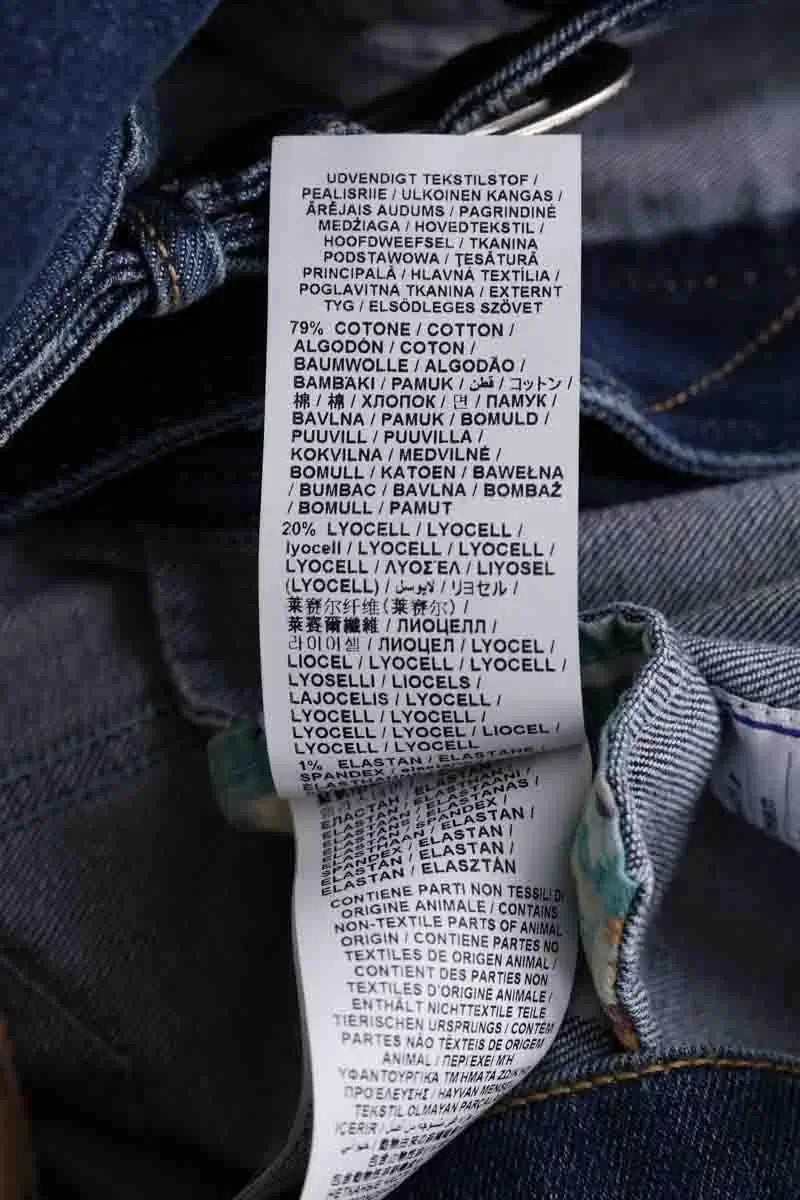 Veste Jacob Cohën Bleu en Coton
