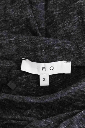 Mini jupe Iro Anthracite en Coton