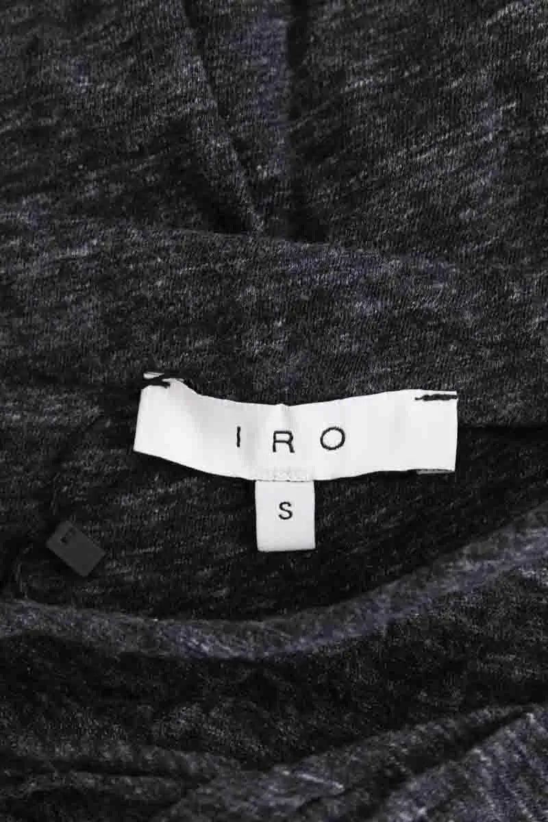Mini jupe Iro Anthracite en Coton