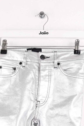 Pantalon The Kooples Argent en Coton