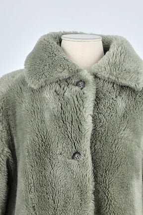 Manteau Yves Salomon  Vert