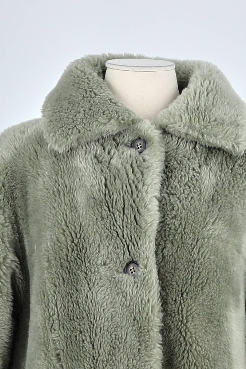 Manteau Yves Salomon  Vert
