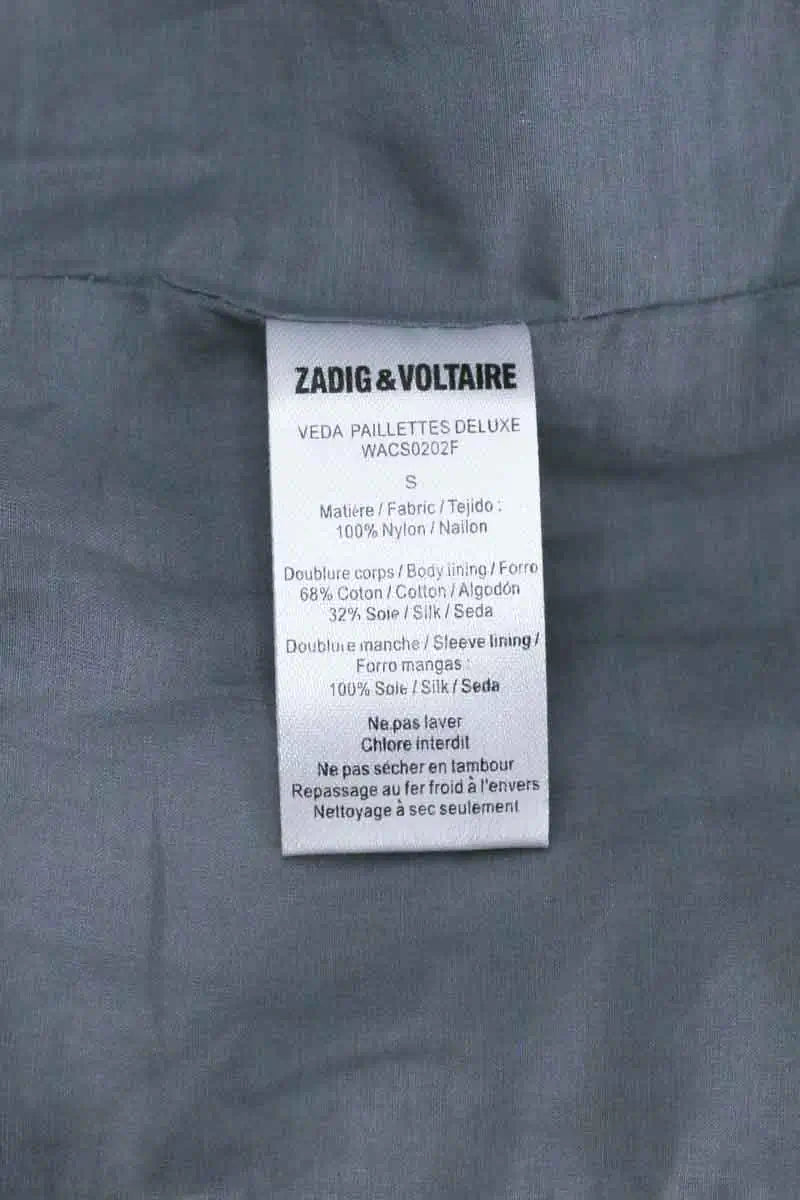 Blazer Zadig & Voltaire Argent en Paillettes