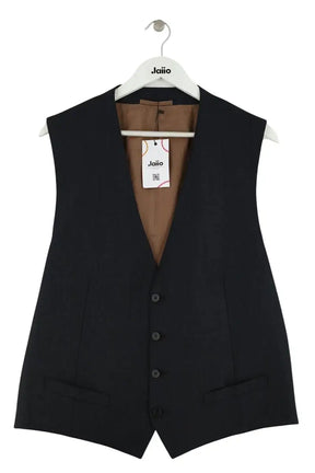 Gilet Berluti Bleu en Laine, taille XXXL - Seconde Main
