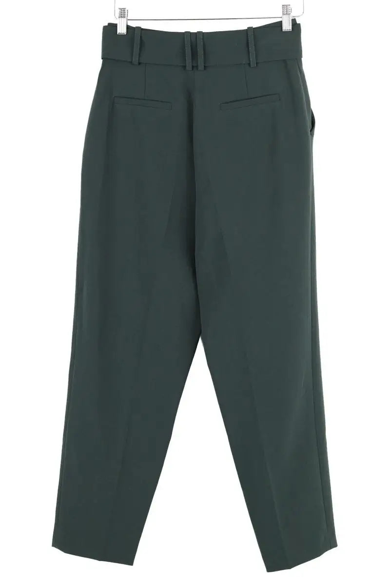 Pantalon droit Claudie Pierlot Vert en Synthétique