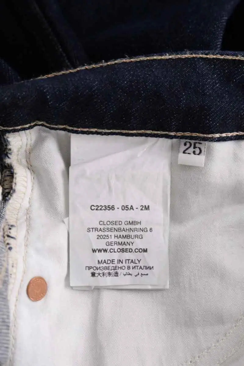Jean droit Closed Bleu en Coton