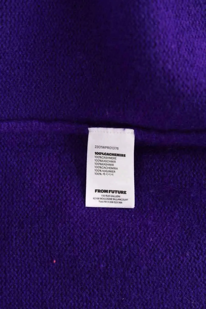 Pull From Future Violet en Cachemire