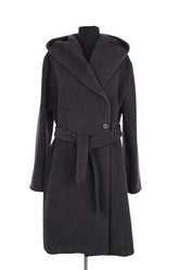 Manteau Gerard Darel Gris en Laine, taille M - Seconde Main